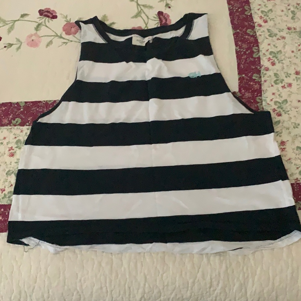 Striped Gilly Hicks tank top.